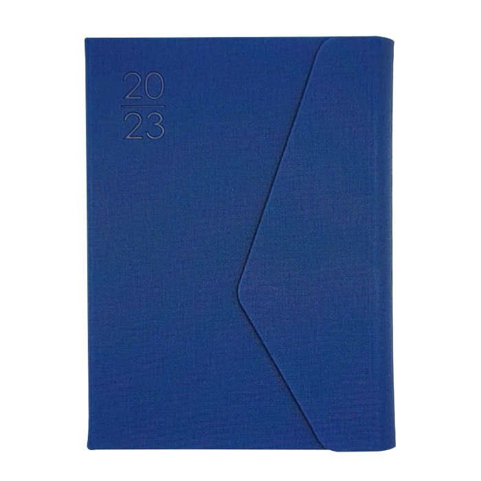 3단 자석 패브릭 네이비 양장